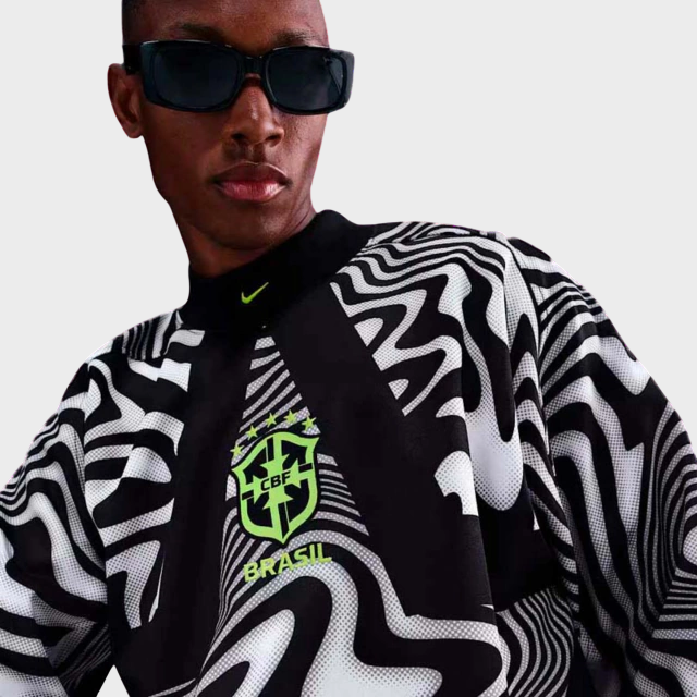 Camisa Seleção Brasileira Goleiro Manga Longa - 2026 - Torcedor Nike