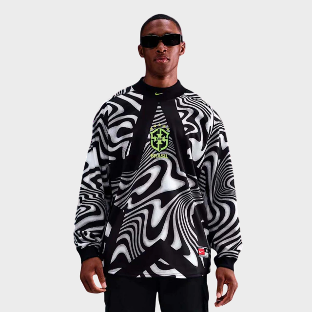 Camisa Seleção Brasileira Goleiro Manga Longa - 2026 - Torcedor Nike